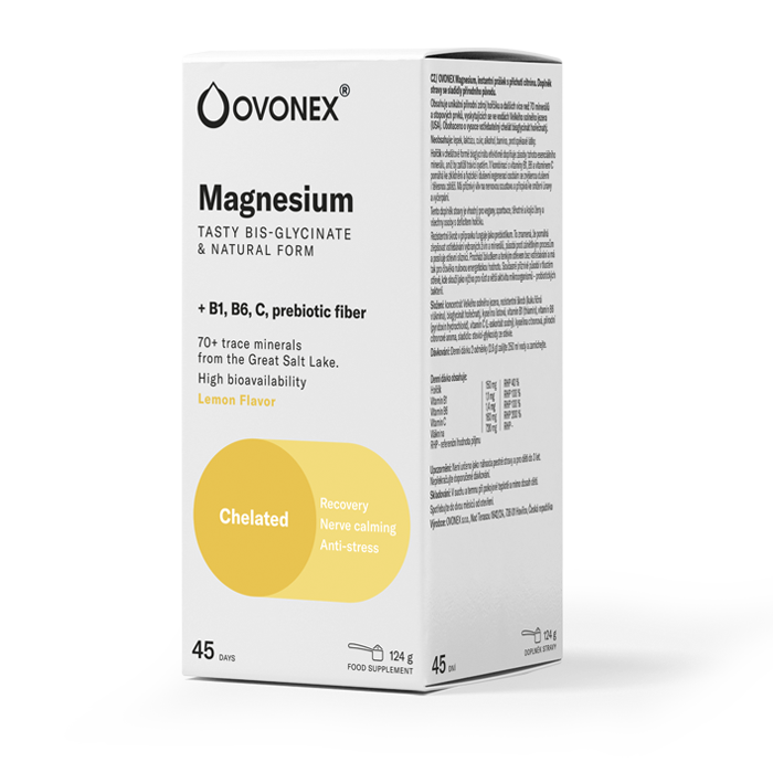 Ovonex Magnesium Instant Lemon Powder 124 g