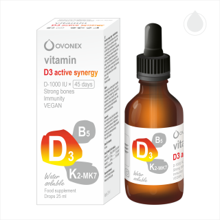 Ovonex Vitamin D3 Active Synergy kapky 25 ml